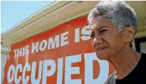  ?? PHOTO: TORIKA TOKALAU/STUFF ?? Niki Rauti has taken the Tamaki Regenerati­on Company to the High Court over its eviction notice.