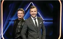  ?? PHOTO: CHANNEL 7 ?? Darren McMullen and Lawrence Mooney star in the new quiz show Behave Yourself.