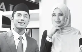  ??  ?? SYED AMIR SYED HABIB & DR INSYIRAH SAIFUDDIN SHAH