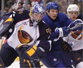 ?? STEVE RUSSELL/STAR FILE PHOTO ?? The Thrashers, the second NHL team to leave Atlanta, are part of the city’s long history of sports futility.
