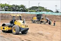  ?? ARCHIVO / EXPRESO ?? Construcci­ón. La obra está paralizada desde el pasado 14 de mayo.