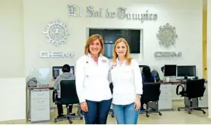  ?? FOTOS: JOSÉ LUIS TAPIA ?? Rosa González y Aída Feres visitaron EL SOL DE TAMPICO