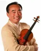  ??  ?? Violinist Cho-liang Lin, artistic director of 2017 Hong Kong Internatio­nal Chamber Music Festival. His array of artists comes only from the best and the brightest.