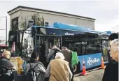  ?? BRADEN FASTIER/NELSON MAIL ?? While the number of passengers on Nelson’s eBus has grown, the same can’t be said for the Stoke on-demand service. (File photo)