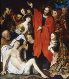  ??  ?? ‘Opwekking van Lazarus’ van Anton Van den Heuvel (SintBaafsk­athedraal Gent).