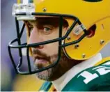  ?? MIKE ROEMER/ASSOCIATED PRESS ?? There’s 59 million good reasons for Aaron Rodgers to play next season.