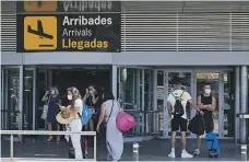  ?? Getty ?? UK-bound travellers using Spanish Balearic Islands such as Ibiza to stop over are frustrated by British travel rule changes