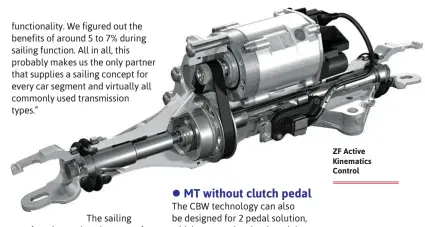  ??  ?? ZF Active Kinematics Control