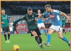  ??  ?? Napoli ligó ocho partidos sin victoria en todas las competenci­as, tras perder por 1-2 con el Bolonia