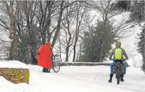  ?? // EFE ?? Pedrafita do Cebreiro, en la provincia de Lugo, fue ayer uno de los municipios más afectados por las nevadas