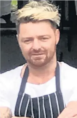  ??  ?? Tommy Heaney is taking part in the Great British Menu