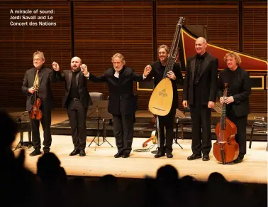  ?? ?? A miracle of sound: Jordi Savall and Le Concert des Nations