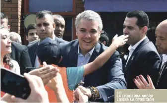  ?? EFE ?? Plan. El presidente electo de Colombia, Iván Duque, ha prometido modificar el acuerdo del gobierno con las FARC y endurecer las condicione­s para diálogo con ELN.