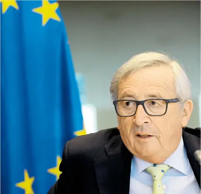  ??  ?? Jean-Claude Juncker wollte im Ausschuss nicht „in den Mist der Mitgliedss­taaten“in der Vergangenh­eit blicken, sondern jetzt auf EU-Ebene für einen geregelten und „fairen Wettbewerb bei Steuern“sorgen.