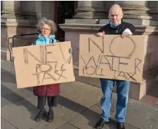  ??  ?? Sean Clerkin will take to the skies to make his point over a rise in water charges