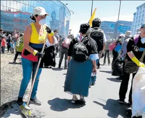  ??  ?? Las instalacio­nes del Ágora fueron intervenid­as por quienes ocuparon el lugar durante poco más de una semana.