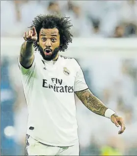  ?? FOTO: AP ?? Marcelo sufrió un fuerte golpe ante el Viktoria Plzen, pero no está lesionado