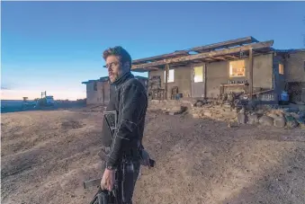  ?? COURTESY OF RICHARD FOREMAN JR./SMPSP ?? Benicio Del Toro in the film “Sicario: Day of the Soldado,” filmed in New Mexico.