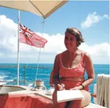  ??  ?? Lifelong sailor Julie Nicholson will be remembered for her work in the charter-yacht industry.