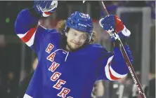  ?? BRUCE BENNETT/GETTY IMAGES ?? A former coach in Russia says Artemi Panarin, the Rangers' leading scorer, assaulted a teenage girl back in 2011.