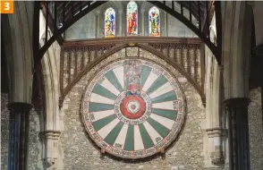  ?? ?? 3
The famous Round Table displayed in The Great Hall dates from the late 1200s