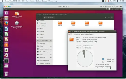  ??  ?? Network drives often use the ext4 format; data can be recovered using a Linux virtual machine in something like VirtualBox.