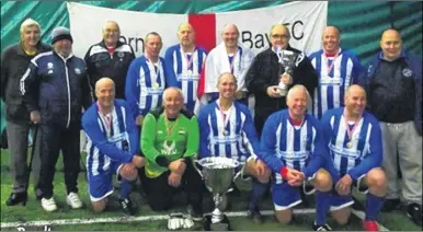  ??  ?? Herne Bay – inaugural Home Internatio­inal British champions, following wins over the Wales and Scotland representa­tive sides