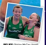  ??  ?? BELIEF: Shirley McCay; (inset) Meghan Frazer with McCay