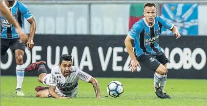  ?? FOTO: GETTY IMAGES ?? Arthur Melo ganó la Copa Libertador­es, la Recopa Sudamerica­na, la Copa de Brasil y el Gauchao en 70 partidos con el Gremio