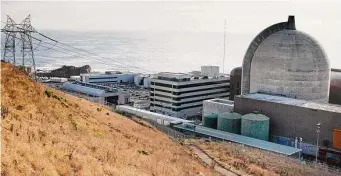  ?? Michael Mariant/Associated Press ?? California's last nuclear power plant could get a second lease on life. President Joe Biden has embraced nuclear power as part of his strategy to halve greenhouse gas emissions by 2030.