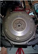  ??  ?? Off-road stint rusted clutch and flywheel