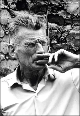  ??  ?? Samuel Beckett in 1964.