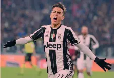  ?? ANSA ?? Paulo Dybala, 23 anni, finora ha segnato 5 gol in campionato