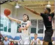  ?? PETE BANNAN — DIGITAL FIRST MEDIA FILE ?? Bishop Shanahan’s Joe O’Malley came up big with 23 points in Friday night’s win over Unionville.