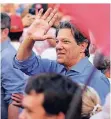  ??  ?? Fernando Haddad (55) hat in der Stichwahl noch eine kleine Chance.