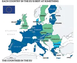  ??  ?? THE COUNTRIES IN THE EU