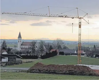  ?? FOTOS: DANIEL HÄFELE/ PR ?? Kirchberg hat sich im Jahr 2017 vergrößert – und zwar um das Baugebiet „Häldele“.