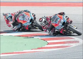  ?? FOTO: GETTY ?? Ducati busca la cuarta victoria seguida Sería la primera vez que lo logran en categoría estrella