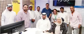  ??  ?? KUWAIT: The Commercial Bank of Kuwait (CBK) recently participat­ed in a radio program broadcaste­d by Kuwait Pulse 88.8, during which it gave a presentati­on about its special offers and campaigns.