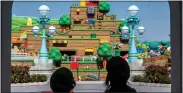  ?? PHILIP FONG — AFP VIA GETTY IMAGES ?? Universal's Super Nintendo World in Japan is shown. The California iteration includes a play area that welcomes adults.