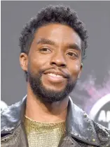  ??  ?? Actor Chadwick Boseman