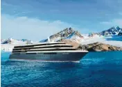  ??  ?? Nicht nur auf Flüssen: das erste Hochseesch­iff von Nicko Cruises