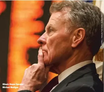  ??  ?? Illinois House Speaker Michael Madigan