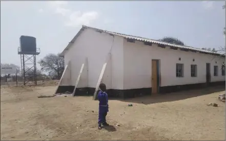  ?? ?? A classroom block at Vaka Primary School in ward 2, Mangwe. The school, one of the oldest in the district, does not have sufficient classrooms blocks and teachers’ cottages.