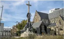  ??  ?? After only seven years, Christchur­ch’s cathedral has become as evocative as a Mayan ruin in the jungle, writes Joe Bennett.