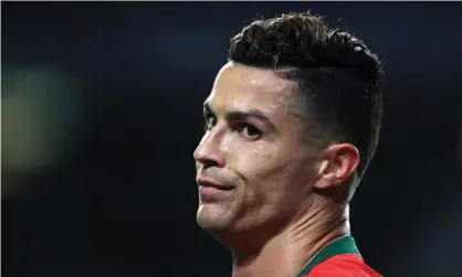  ??  ?? Cristiano Ronaldo has tested positive for coronaviru­s and has withdrawn from the Portugal squad to face Sweden in the Nations League on Wednesday. Photograph: Mike Egerton/PA