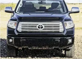  ?? Toyota Motor Sales, U.S.A. ?? Toyota’s redesigned 2014 Tundra also featured a bolder grille.