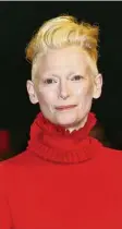  ?? Foto: dpa ?? Tilda Swinton am Samstag bei den Film festspiele­n von Venedig.