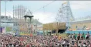  ?? PTI FILE ?? The petition said nonaccepta­nce of the devotees’ offering meant that the wishes made by the pilgrims will remain unfulfille­d.