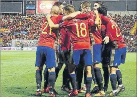  ?? FOTO: EFE ?? La Roja, una de las atraccione­s de la novedosa Liga de Naciones de la UEFA